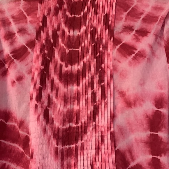 Chico's Red Tie Dyed size 1 - Picture 3 of 8